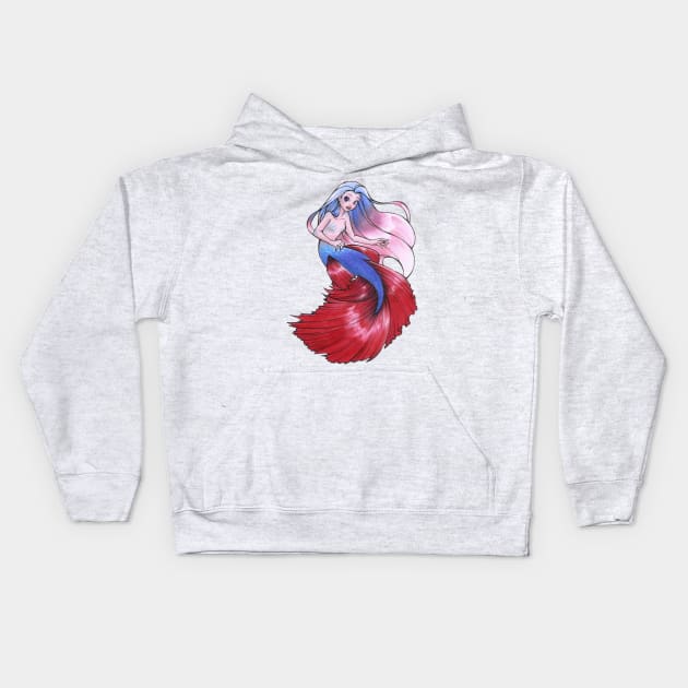 Mermay 7 Kids Hoodie by KaylaNostrade